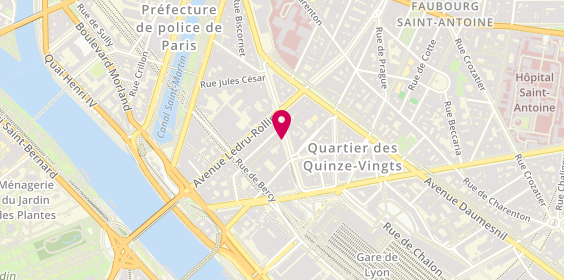 Plan de TECXELL Interim, 37 Rue de Lyon, 75012 Paris
