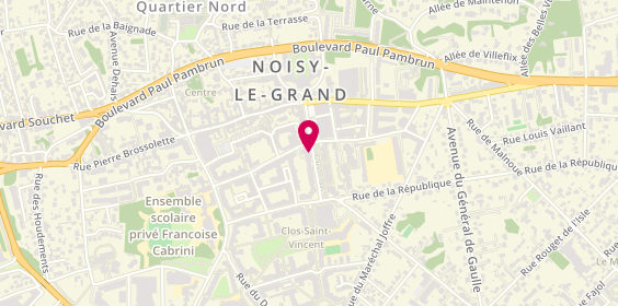 Plan de Adecco, 18 avenue Aristide Briand, 93160 Noisy-le-Grand