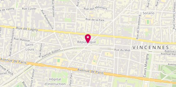 Plan de Groupe Piment, 33 avenue de la République, 94300 Vincennes