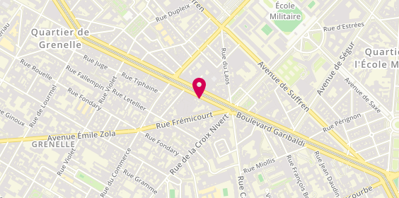 Plan de Cosia Sante Travail, 150 Boulevard de Grenelle, 75015 Paris