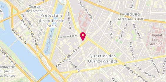 Plan de Proman, 51 avenue Ledru Rollin, 75012 Paris