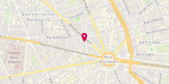 Plan de I-intérim, 15 Rue des Immeubles Industriels, 75011 Paris