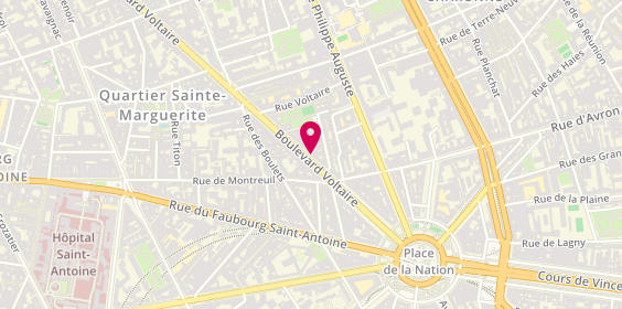Plan de Mallis Intérim, 237 Boulevard Voltaire, 75011 Paris