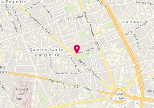 Plan de In Etoile, 2 Rue Voltaire, 75011 Paris