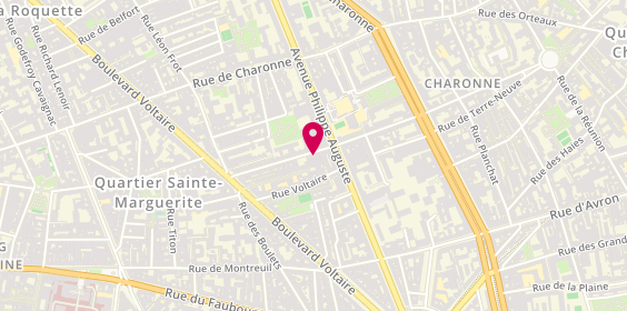 Plan de Spintank, 32 Rue Alexandre Dumas, 75011 Paris