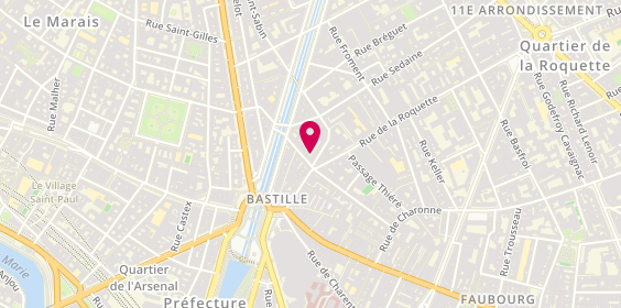 Plan de Best Interim, 4 Bis Rue Saint Sabin, 75011 Paris