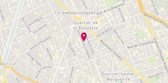 Plan de EVS Interim, 28 Rue Godefroy Cavaignac, 75011 Paris