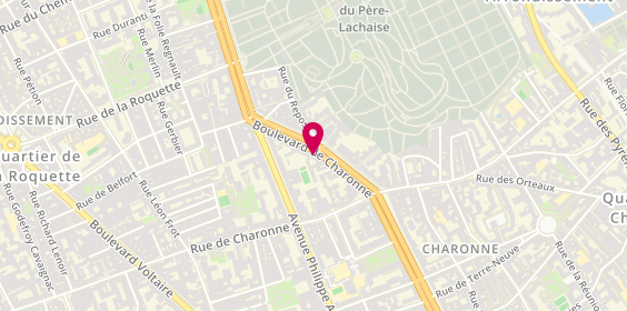 Plan de Agence Connectt BTP Gros Oeuvre - Paris, 131 Boulevard de Charonne, 75011 Paris