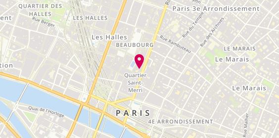 Plan de Comeandwork Beaubourg, 23 Rue du Renard, 75004 Paris
