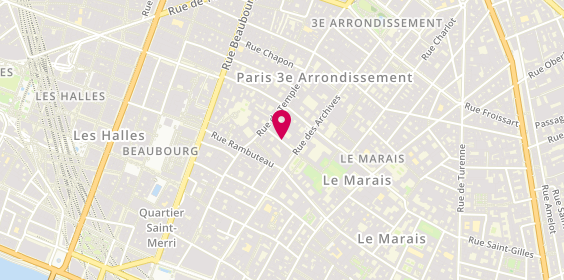 Plan de Medicoop France - Paris 75 - Agence d'Intérim médico-social, 6 Rue de Braque, 75003 Paris