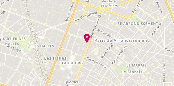 Plan de Manwork, 43 Rue Beaubourg, 75003 Paris