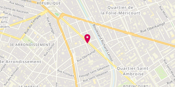 Plan de PortfolioWorks, 28 Boulevard Voltaire, 75011 Paris