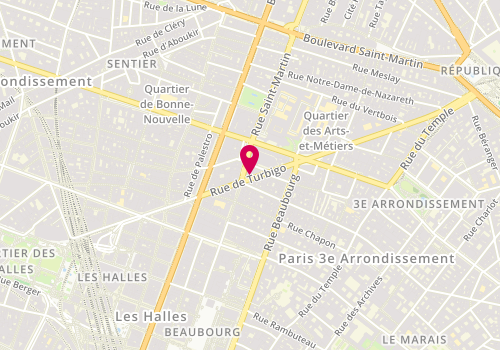 Plan de Gif Intertis - Gif4, 45 Rue Turbigo, 75003 Paris