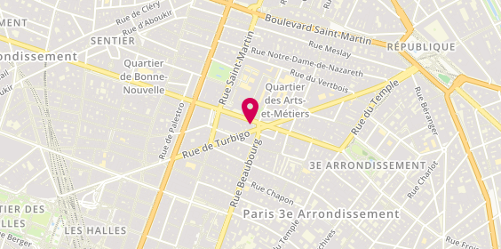 Plan de TIM, 51 rue de Turbigo, 75003 Paris
