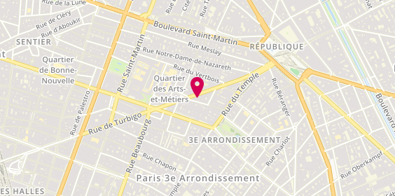 Plan de Inset 3, 62 rue de Turbigo 1er Étage Droite 1er Étage Droite, 75003 Paris