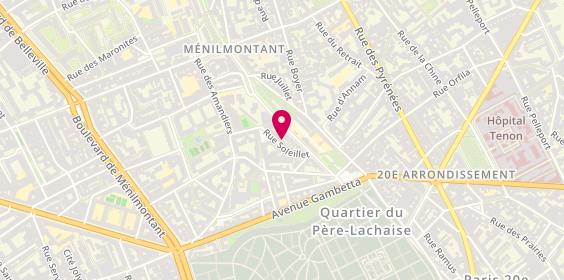 Plan de Competence Avenue, 18-20 Rue Soleillet, 75020 Paris