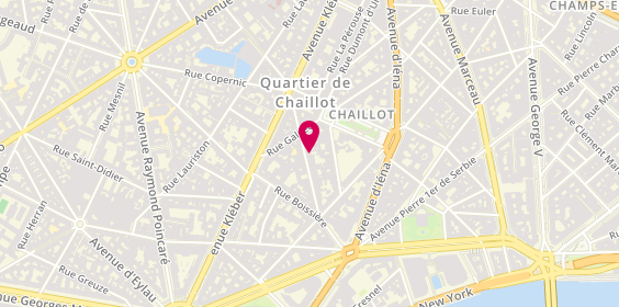 Plan de Catherine Lépy Conseil, 28 Rue de l'Amiral Hamelin, 75116 Paris