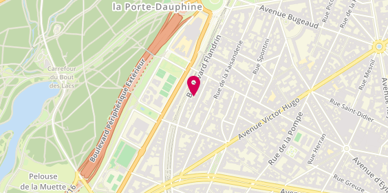 Plan de Jober, 50 Boulevard Flandrin, 75016 Paris