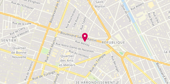 Plan de Intek, 28 Rue Meslay, 75003 Paris