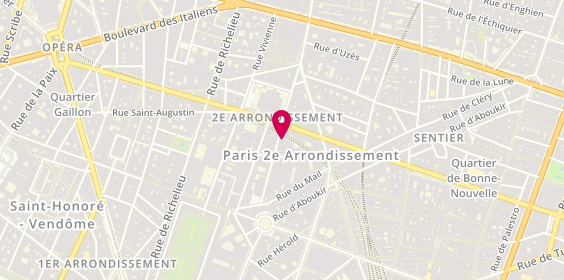 Plan de Samsic Emploi Paris 8, 30 Rue N.D des Victoires, 2eme Ét, 75002 Paris