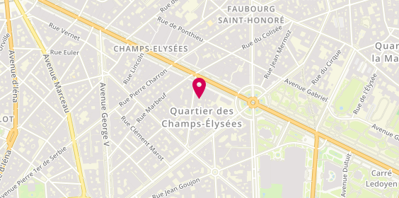 Plan de Euromedica, 18 Rue de Marignan, 75008 Paris