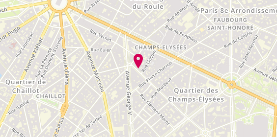 Plan de Anyworkle, 60 Rue François 1er, 75008 Paris