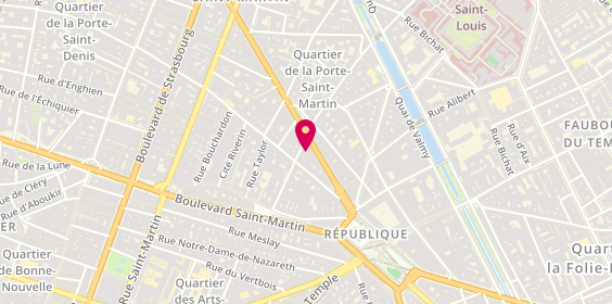 Plan de Proman, 13 Boulevard de Magenta, 75010 Paris