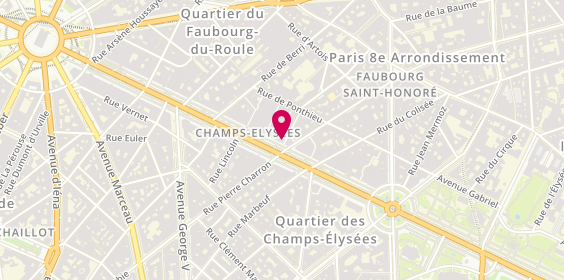 Plan de Iziwork, 66 Avenue Champs Elysées, 75008 Paris
