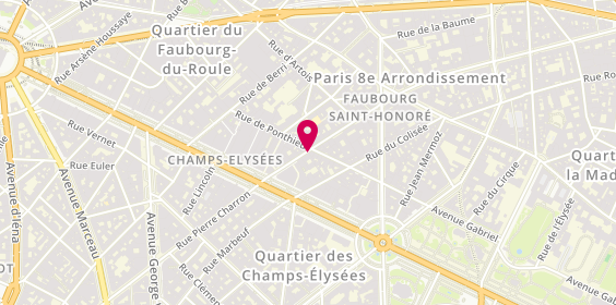 Plan de FED, 103 Rue la Boétie, 75008 Paris