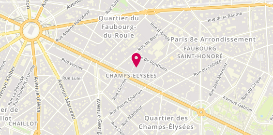 Plan de EMS-EMPLOI | Expert Multi'services RH, 78 avenue des Champs-Élysées, 75008 Paris