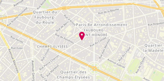 Plan de APEC (Association pour l'Emploi des Cadres), 87-89 Rue la Boétie, 75008 Paris