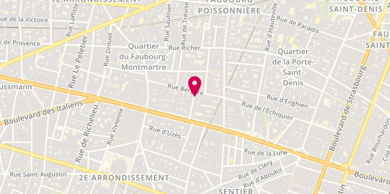 Plan de Agence d'Emploi des Metiers de la Sante, 12 Rue Rougemont, 75009 Paris