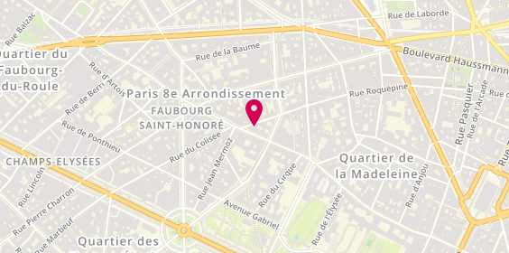 Plan de Hygie-Tt, 122 Rue du Faubourg Saint-Honoré, 75008 Paris
