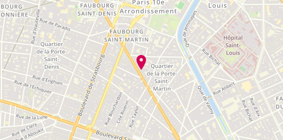 Plan de Triangle Intérim Magenta, 42 Boulevard de Magenta, 75010 Paris