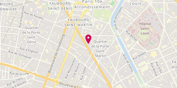 Plan de R.A.S Intérim Paris 10, 42 Boulevard de Magenta, 75010 Paris