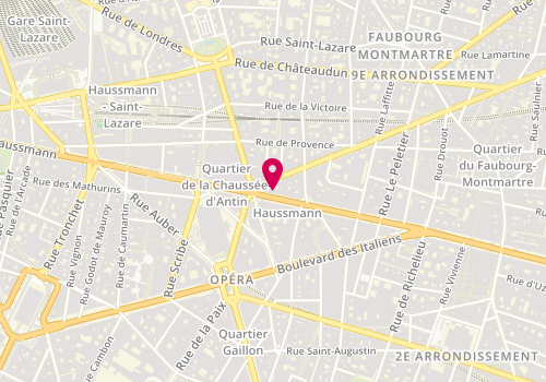 Plan de Temporis, 34 Boulevard Haussmann, 75009 Paris