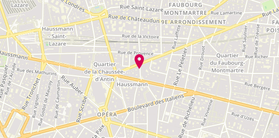 Plan de Ms Victoire- Ms Tourisme, 25 Rue Taitbout, 75009 Paris