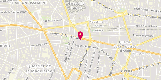 Plan de Adsearch, 63 Boulevard Haussmann, 75008 Paris