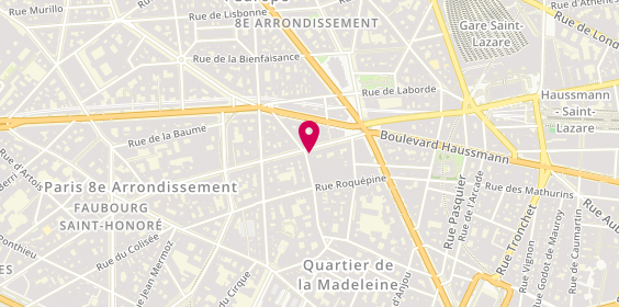 Plan de Actua, 30 Rue Cambacérès, 75008 Paris