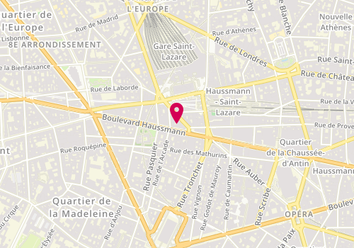 Plan de NIM Europe, 82 Boulevard Haussmann, 75008 Paris
