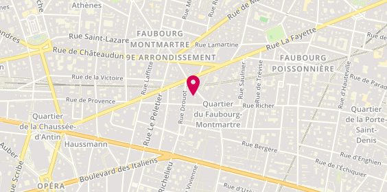 Plan de LTD International - Agence Montmartre, 43 Rue du Faubourg Montmartre, 75009 Paris