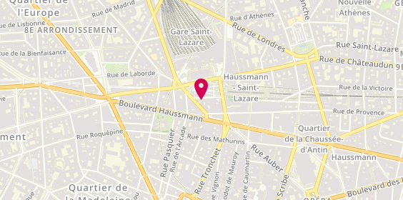 Plan de Job Link Paris Centre, 10 Rue de Rome, 75008 Paris