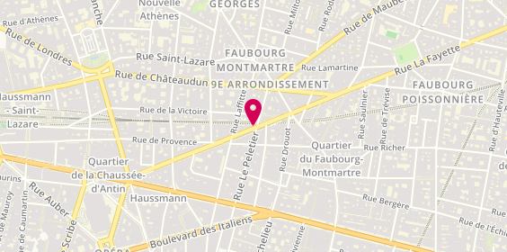 Plan de Derichebourg Search, 41 Rue la Fayette, 75009 Paris