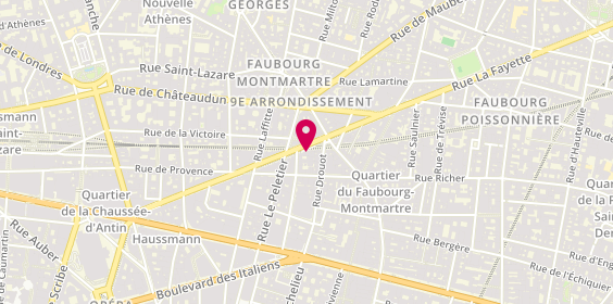 Plan de Hureca, 46 Rue la Fayette, 75009 Paris