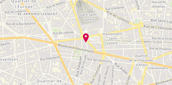 Plan de Lip Tertiaire Paris, 61 Rue Arcade, 75008 Paris