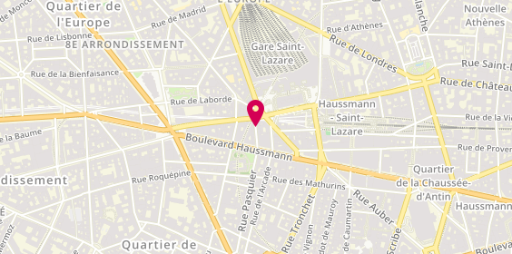 Plan de Good Interim, 44 Bis Rue Pasquier, 75008 Paris