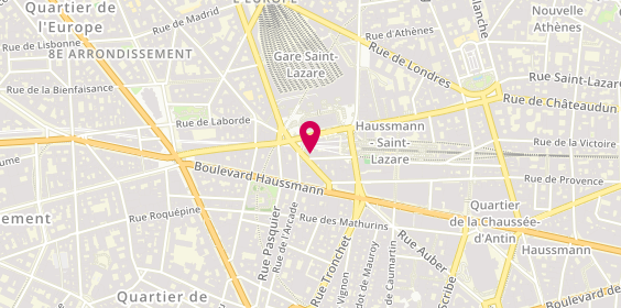 Plan de Anvergure intérim, 12 Rue de l'Isly, 75008 Paris