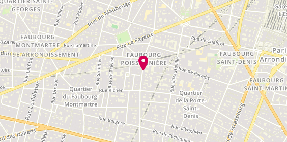 Plan de Baticad Consulting, 58 Rue Faubourg Poissonnière, 75010 Paris