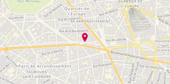 Plan de Euro Btp, 42 Rue de Laborde, 75008 Paris