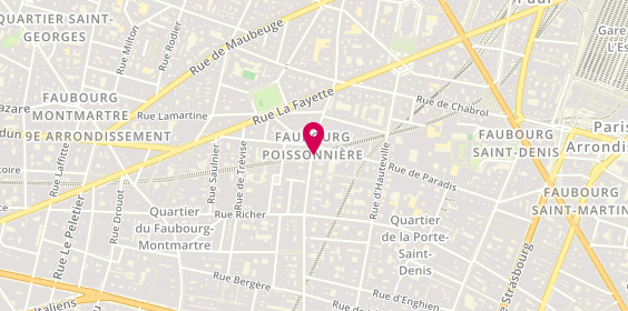 Plan de Comeandwork, 62 Rue du Faubourg Poissonnière, 75010 Paris